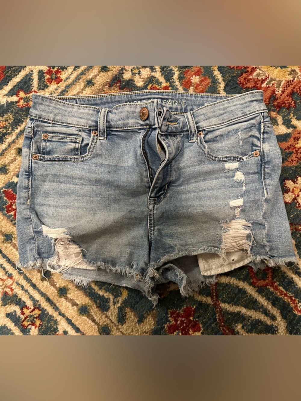 American Eagle Super Stretch Light Blue Denim Jeans US Size 10